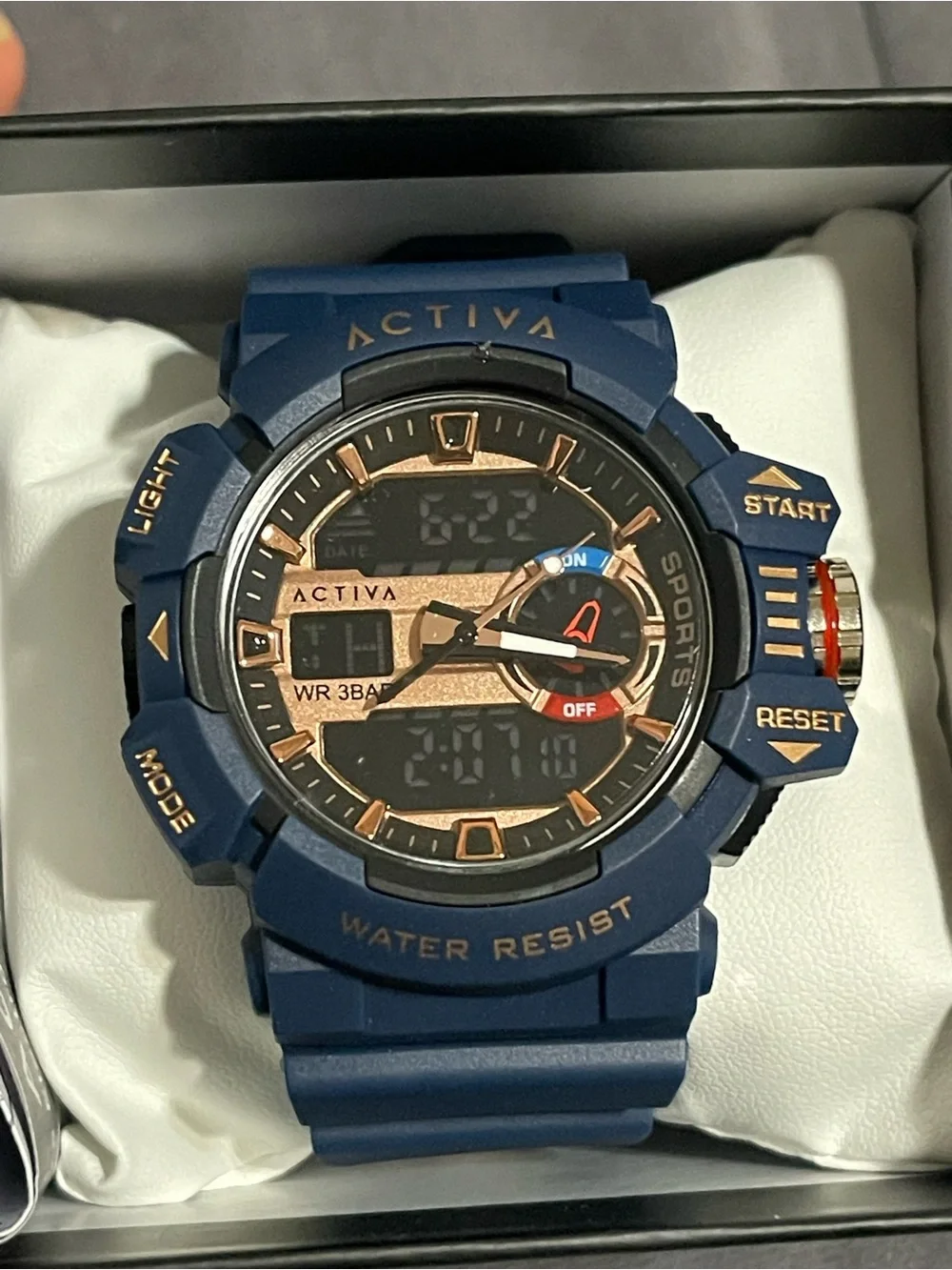 Activa Vord X Invicta Analog Digital Men's Watch - 49mm, Blue (ACW8043-003) new